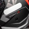 Capacete NZI Combi 3 Duo Orbe Preto Anthracite Vermelho -20-